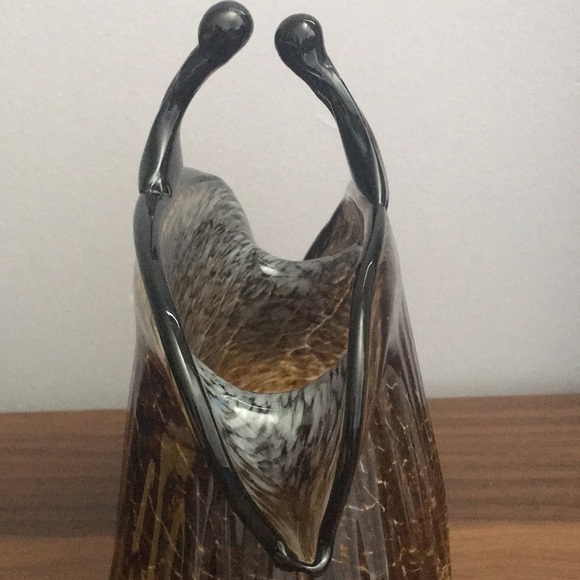 Vintage Murano Hand Blown Glass Purse - Picture 4 of 8